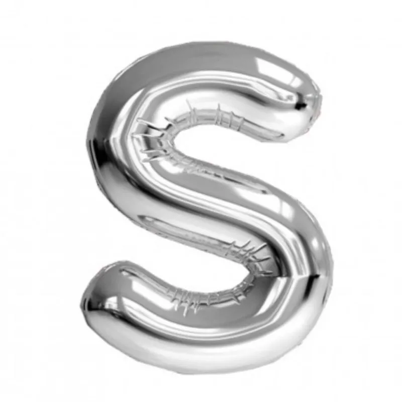 40 INC FOLYO BALON HARF GÜMÜŞ S